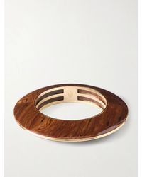 Jacques Marie Mage - Loulou De La Falaise Rhoda-Plated Acetate Bangle - Lyst
