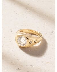 Marlo Laz - Disco 14-Karat Diamond Ring - Lyst