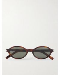 Saint Laurent - Jeanne Oval-Frame Acetate Sunglasses - Lyst
