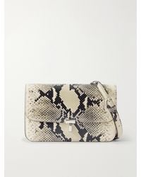 TOTEME - T-Lock Snake-Effect Leather Shoulder Bag - Lyst