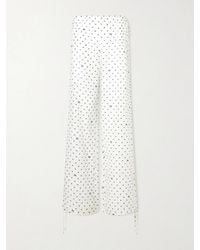 Kiki de Montparnasse - Kiki Polka-Dot Cotton And Silk-Blend Balloon Pants - Lyst