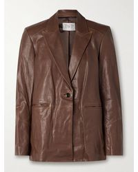 Twp - James Leather Blazer - Lyst
