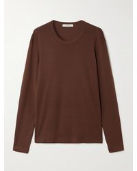 Lemaire - Cotton-Jersey T-Shirt - Lyst