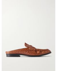Jonathan Simkhai - Dean Croc-Effect Leather Slip-Ons - Lyst