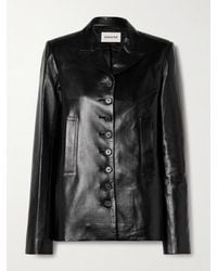 KHAITE - Saraphina Leather Jacket - Lyst