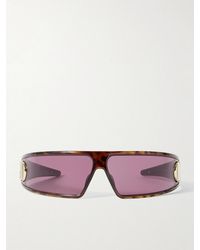 Dior - Verydior M1U Wrap-Around Tortoiseshell Acetate Sunglasses - Lyst