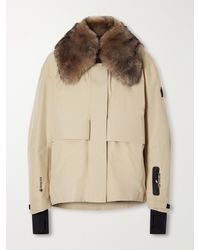 Moncler - Caurel Shearling-Trimmed Gore-Tex Down Ski Jacket - Lyst
