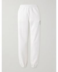 Polo Ralph Lauren - Wimbledon Embroidered Cotton-Blend Jersey Track Pants - Lyst
