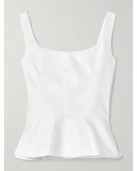 LIBEROWE - Cotton-Poplin Peplum Top - Lyst