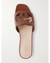 Gucci - Damenpantolette Mit Gg Cut-Out-Detail, Grösse - Lyst
