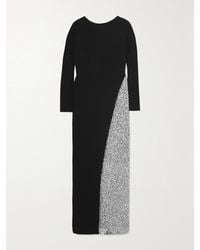 Givenchy - Open-Back Sequin-Embellished Crepe Gown - Lyst