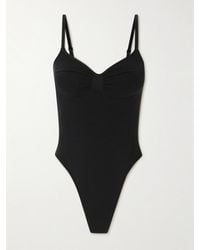 Skims - Seamless Sculpt Strapless Thong Bodysuit – Onyx – String-Body - Lyst