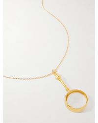 Alighieri - The Poet's Lens Vergoldete Kette Aus Recycelter Bronze - Lyst