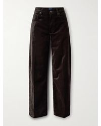 Citizens of Humanity - Ayla Baggy Hose Mit Weitem Bein Aus Samt Aus Einer Baumwollmischung - Lyst