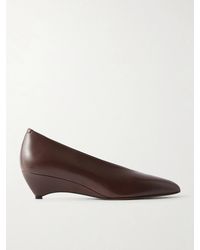 Jil Sander - Arc Leather Pumps - Lyst
