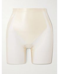Spanx - Shaping Shorts Aus Mesh Und Stretch-Satin - Lyst