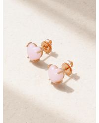 Irene Neuwirth - Love Ohrstecker Aus 18 Karat Roségold Mit Opalen - Lyst