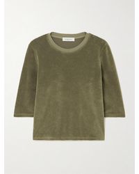 Suzie Kondi - Corfu Cotton-Blend Terry T-Shirt - Lyst