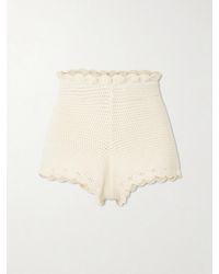 Posse - Dylan Crocheted Shorts - Lyst