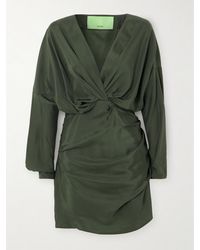 GAUGE81 - Mini-Robe En Satin De Soie Asuka - Lyst