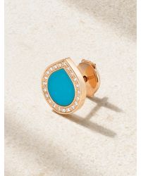 Repossi - Antifer 18-Karat Rose, And Diamond Single Earring - Lyst