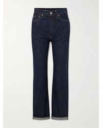 RRL - High-Rise Wide-Leg Jeans - Lyst