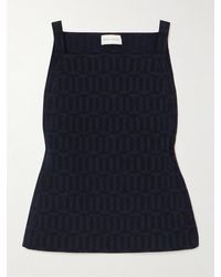 High Sport - Asher Tanktop Aus Jacquard Aus Einer Baumwollmischung - Lyst