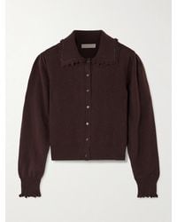 Ulla Johnson - Kalila Ruffled Cashmere Cardigan - Lyst
