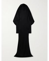 Salon 1884 - Dominique Silk-Satin Jersey Halterneck Gown - Lyst