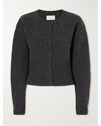 St. Agni - Cropped Wool Cardigan - Lyst