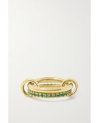 Spinelli Kilcollin - Ceres Deux Set Aus Zwei Ringen Aus 18 Karat Mit Smaragden - Lyst