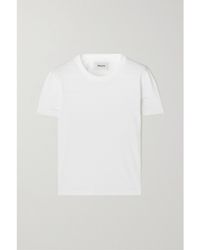 KHAITE - Emmylou Cotton-Jersey T-Shirt - Lyst