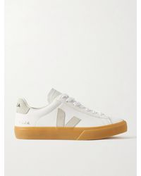 Veja - White Natural Campo Low Top Unisex Sneakers - Lyst