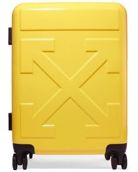 Off-White c/o Virgil Abloh Embossed Hardshell Suitcase - Yellow