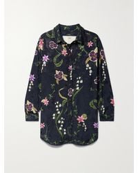 Agua Bendita - + Net Sustain Cecilia Tesoro Floral-print Jacquard Shirt - Lyst