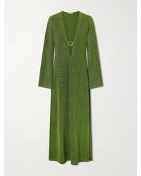 Oséree - Lumière Metallic Stretch-Knit Kaftan - Lyst