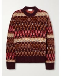 Dries Van Noten - Fair Isle Intarsia-Knit Wool And Cashmere-Blend Sweater - Lyst