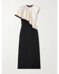 Altuzarra - Topolino Layered Silk-Satin Midi Dress - Lyst