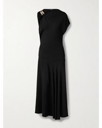 Proenza Schouler - Robe Asymétrique En Crêpe À Ornement Rue - Lyst