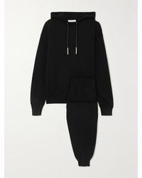 Olivia Von Halle - Gia Berlin Silk And Cashmere-Blend Hoodie And Track Pants Set - Lyst
