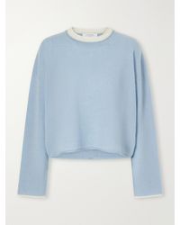 La Ligne - Dominick Cashmere And Silk-Blend Sweater - Lyst
