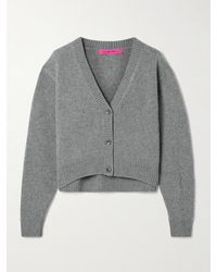 The Elder Statesman - Cashmere Cropped Cardigan - Lyst