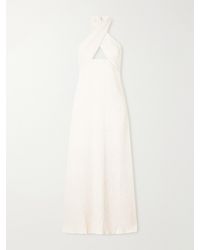 Johanna Ortiz - Light Heart Gauze Halterneck Maxi Dress - Lyst