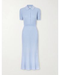 Gabriela Hearst - Amor Ribbed Silk And Cashmere-Blend Midi Dress - Lyst
