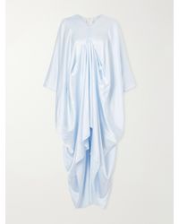 CAMILLA - Draped Silk-Satin Kaftan - Lyst
