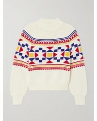 High Sport - Lara Pullover Aus Einer Baumwollmischung Mit Intarsienmuster - Lyst