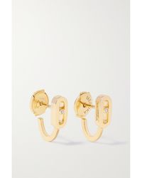 Messika - Move Classique 18-Karat Diamond Hoop Earrings - Lyst