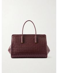 Bottega Veneta - Barbara Intrecciato Leather Shoulder Bag - Lyst