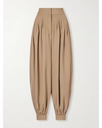 Altuzarra - Chapman Pleated Wool-Twill Tapered Pants - Lyst