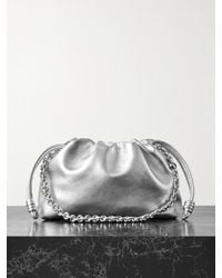 Loewe - Flamenco Metallic Leather Clutch - Lyst
